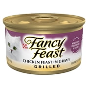 Purina Fancy Feast Grilled Kitten Food, Wet Cat Food, Chicken Feast in Gravy, 3 oz Can