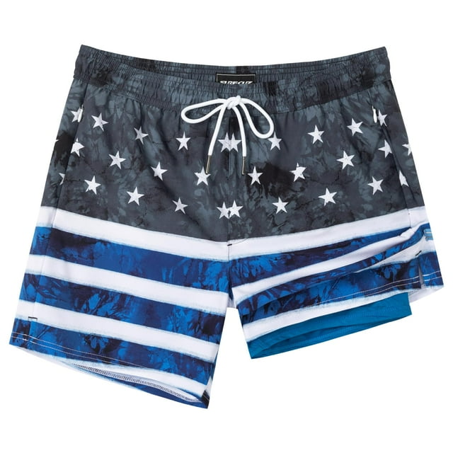 Bañador Hombre SURF CUZ con Forro Compresivo y Bolsillos con Cremallera de 5"