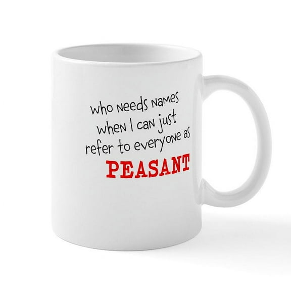 CafePress - Peasant Mug - 11 oz Ceramic Mug - Novelty Coffee Tea Cup
