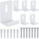 thumbnail image 1 of Clips de espejo de metal Kit de clip para colgar espejo de canal ancho Clips de retención grandes y pesados ????para espejos con tornillo Clips de espejo para montaje en pared Pantallas publicitarias, 1 of 5