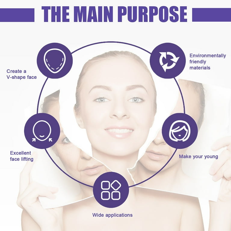 Willstar 40pcs Face Lifting Tape Sticker Patches V-shape Facial Line Anti Wrinkle Sagging Skin Care Forehead Patch