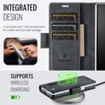 thumbnail image 6 of for Samsung Galaxy Z Fold 5 Wallet Case with RFID Blocking, Card Slots&Cash Pocket&Stylus Slot, Kickstand PU Leather Magnetic Closure Full Body Protective Flip Classic Dedign for Men Women,Black, 6 of 11
