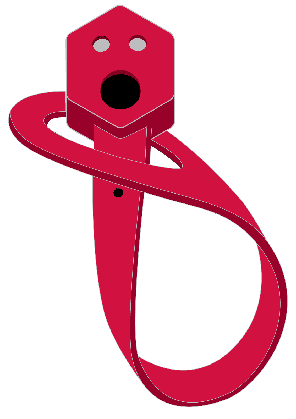 RV Intelligence Hitch Pin Leash holds 5/8 and 1/2 inch hitch pins for