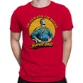 thumbnail image 2 of Smartprints I'M Right Super Dad Men's T-Shirt Red, Cotton, L, 2 of 3