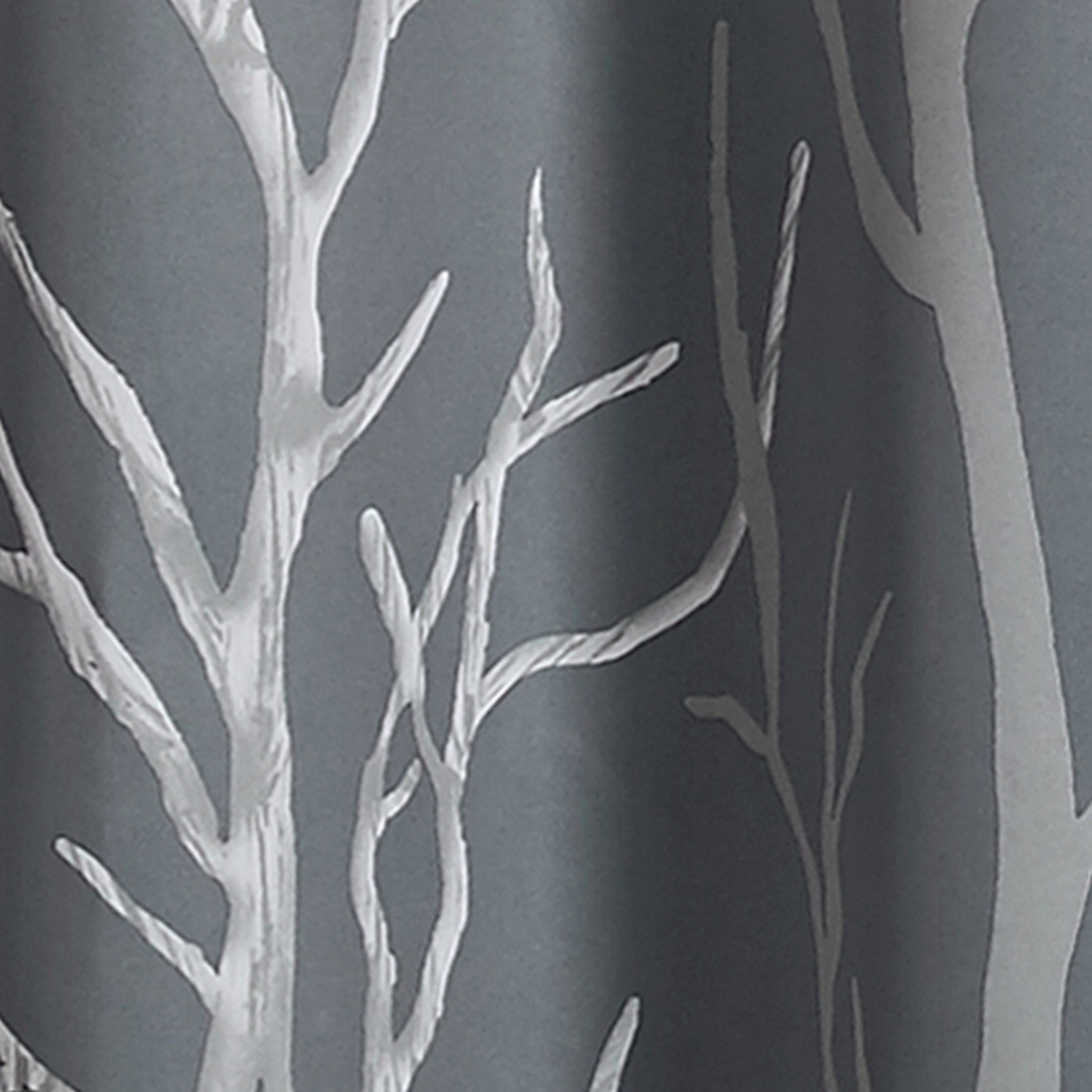 VCNY Home Kingdom Grey Branch Grommet Blackout Curtain, 40" x 84"