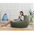 thumbnail image 2 of Bean Bag Sofa Chairs Cover Classic Lazy Lounger Bean Bag Storage Chair for Adults and Kids for Home Garden Lounge Living Room Indoor Outdoor (No Filler), 2 of 6
