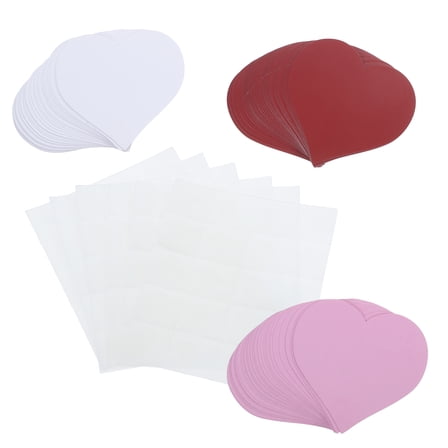 FONDOTIN 108 Pcs Shape DIY Paper Cuts For Party Decorations Heart Shaped Classroom Supplies