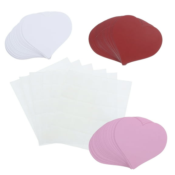 FONDOTIN 108 Pcs Shape DIY Paper Cuts For Party Decorations Heart Shaped Classroom Supplies