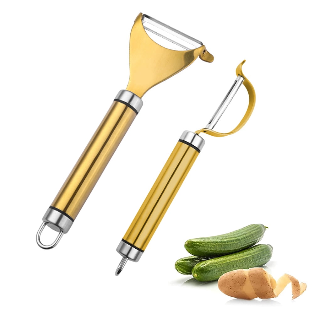 Vegetable Peeler Set - Stainless Steel Y & I Shaped Peelers For Potatoes, Carrots, Fruits
