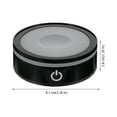 thumbnail image 5 of KAKOWELY Lamp Base Touch Sensitive Lamp Base Colorful LED Light Base Lamp Holder (No Battery)3.19"X3.19"X1.1", 5 of 5