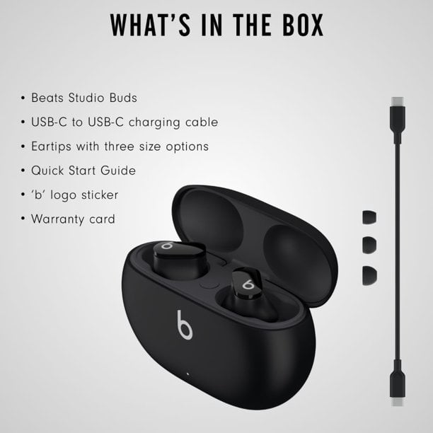 Beats Buds – True Wireless Noise Cancelling Bluetooth Earbuds - -