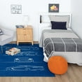 thumbnail image 3 of Mohawk Home Profiles Printed Indoor Area Rug in Blue, 5'x8', 3 of 9