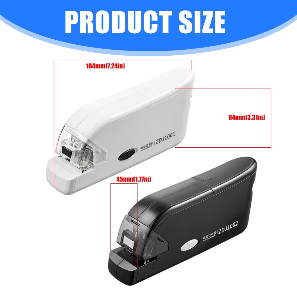 MOMOJIA Electric Stapler Rechargeable Battery Automatic Stapler For Document Binding