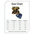 thumbnail image 5 of 4T Baby Girls Clothes Baby Girls 2PCS Outfits 4-5T Girls Sunflower Print Short Sleeve Tops Ripped Jeans Short Set Black, 5 of 9