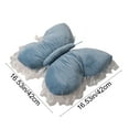 thumbnail image 3 of Mlkoz Throw Pillows, Butterflies Pillow Home Bedroom Living Room Sofa Ornaments Waist Support Cushion, Men Gifts, 3 of 6