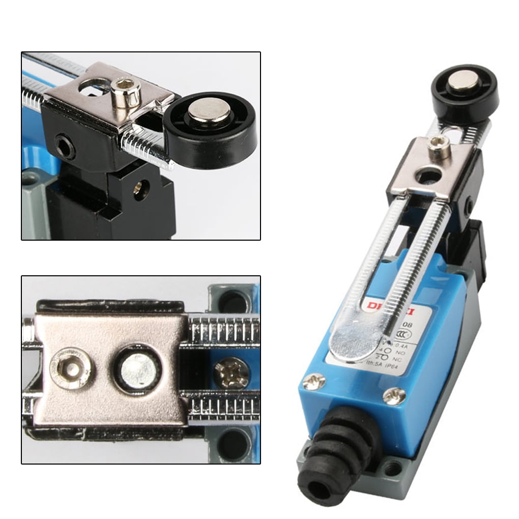 1pcs Limit Switch Rotary Adjustable Lever Arm with Roller Momentary electrical 
