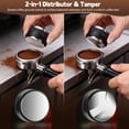 thumbnail image 6 of 51mm Espresso Accessories Kit, Dual Head Coffee Leveler, WDT Tool and Dosing Funnel Set For Delonghi 51 mm Espresso Machines & Portafilters, 6 of 7