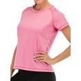 thumbnail image 4 of YouLoveIt Women's Workout Top Athletic Shirts Sport Activewear Tee Quick Dry Slim Fit Sports Yoga T-Shirts Performance T-Shirt Crewneck Tees T Shirts, 4 of 7