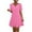 Hot Pink, variant on LYXSSBYX Summer Dresses for Women 2024 Women's Fashion Able Printed Dress