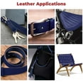 thumbnail image 5 of ELW Blue Latigo Leather 5-6 oz. 2-2.4mm Straps, Belts, Strips 3-1/4" 8.3cm Wide X 50" 1.27m Length Full Grain Leather Cowhide DIY Arts & Craft Projects, Clothing, Jewelry, Wrapping, 5 of 7