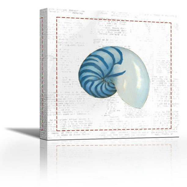 Navy Nautilus Shell On Newsprint With Red Contemporary Fine Art Giclee On Canvas Gallery Wrap Wall Decor Art Painting 36 X 36 Inch Ready To Hang Walmart Com Walmart Com Navy Nautilus Shell On Newsprint With Red Contemporary Fine Art Giclee On Canvas Gallery Wrap Wall Decor Art Painting 36 X 36 Inch Ready To Hang Walmart Com Walmart Com