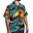 thumbnail image 2 of Platypus Men's Short Sleeve Shirts, Casual, Printed, Button Down Short, Summer Beach Shirts, Unisex, 2 of 6