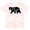Tie Dye Pink, variant on Inktastic West Virginia Black Bear Silhouette T-Shirt