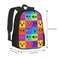 thumbnail image 3 of Daiia Doodle Faces Emotions Backpack for Men and Women -Durable Backpack Large Capacity, Water-Resistant Bag with Adjustable Straps and Laptop Compartment, 3 of 9