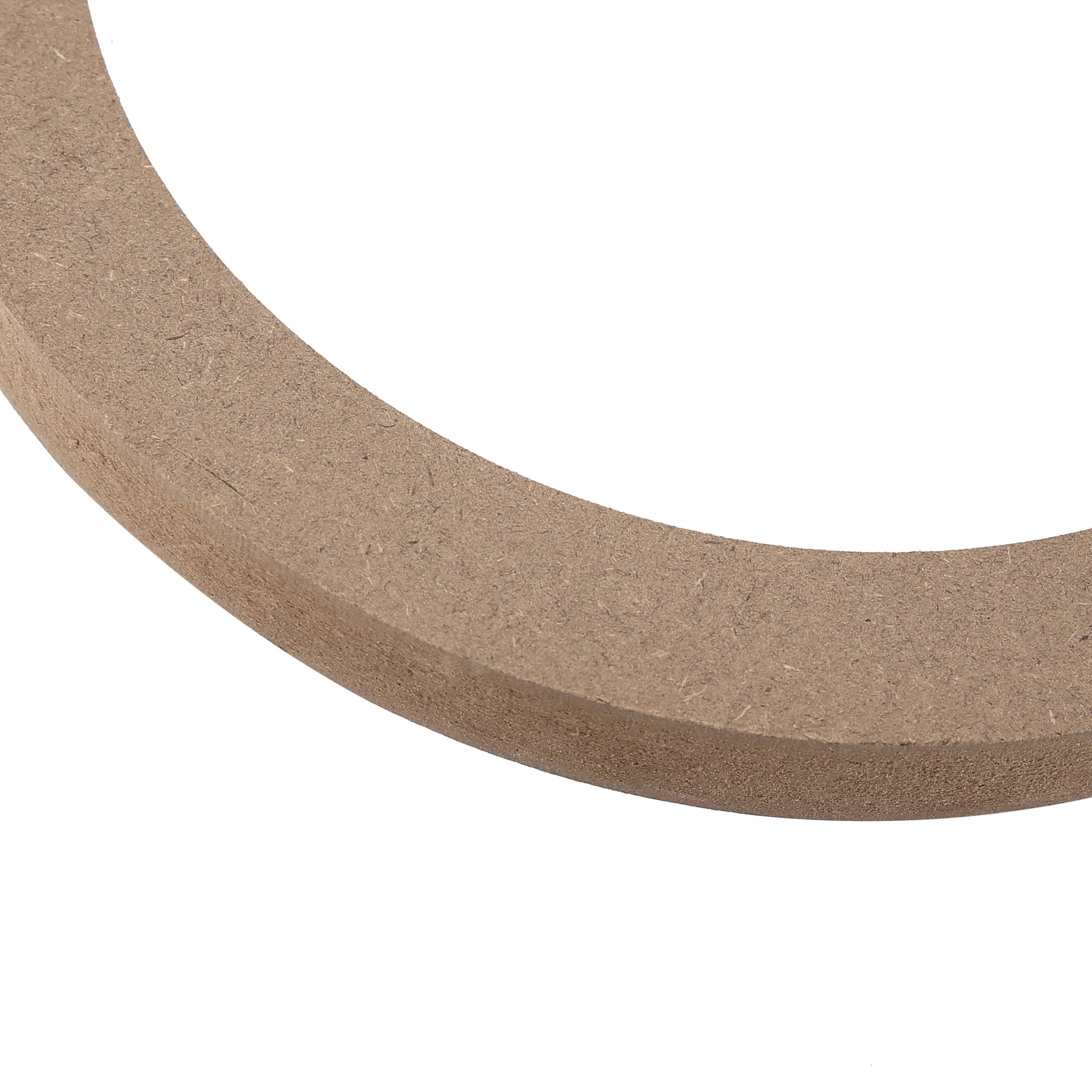 Unique Bargains 4 Pcs 6.5" Wooden Car Speaker Spacer Rings Adapter Bracket Holder