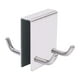 thumbnail image 2 of sobre l gancho de la puerta gancho de la toalla de acero inoxidable gancho de ducha para sombreros de baño bolsas de puertas Plata, 2 of 8
