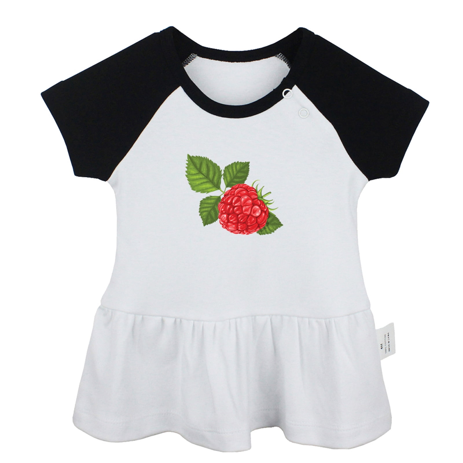 Baby Raspberry Print Fruit Raspberry Pattern Dresses For Baby, Newborn Babies Skirts, Infant ...