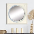 thumbnail image 1 of Designart "Divine Enigma Antique Mandala Depiction III" Modern Geometric Square Mirror For Wall Decor - Large Gold Square Mirror Printed Wall Decor - Modern Square Living Room Mirror, 1 of 5