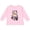 AD-Pink, variant on Inktastic My Aunt Loves Me Girl Cow Girls Long Sleeve Toddler T-Shirt