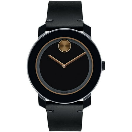 Movado Bold Leather Mens Watch 3600297