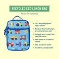 thumbnail image 3 of Wildkin Kids Recycled Eco Lunch Bag for Boys and Girls (Trains, Planes & Trucks), 3 of 9