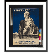 Historic Framed Print, Liberated but not free from want, 17-7/8" x 21-7/8"