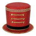 thumbnail image 2 of Sombrero de cascanueces Banda Juego de rol importante Disfraz Banda de música Accesorio de cosplay Rojo intenso, 2 of 8