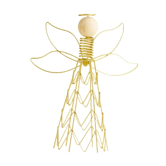 Adorno ángel hierro forjado con decorativas modernas metal, centro mesa decorativo para armario, fiesta, dormitorio, coleccionable. 183 cm x 223 cm