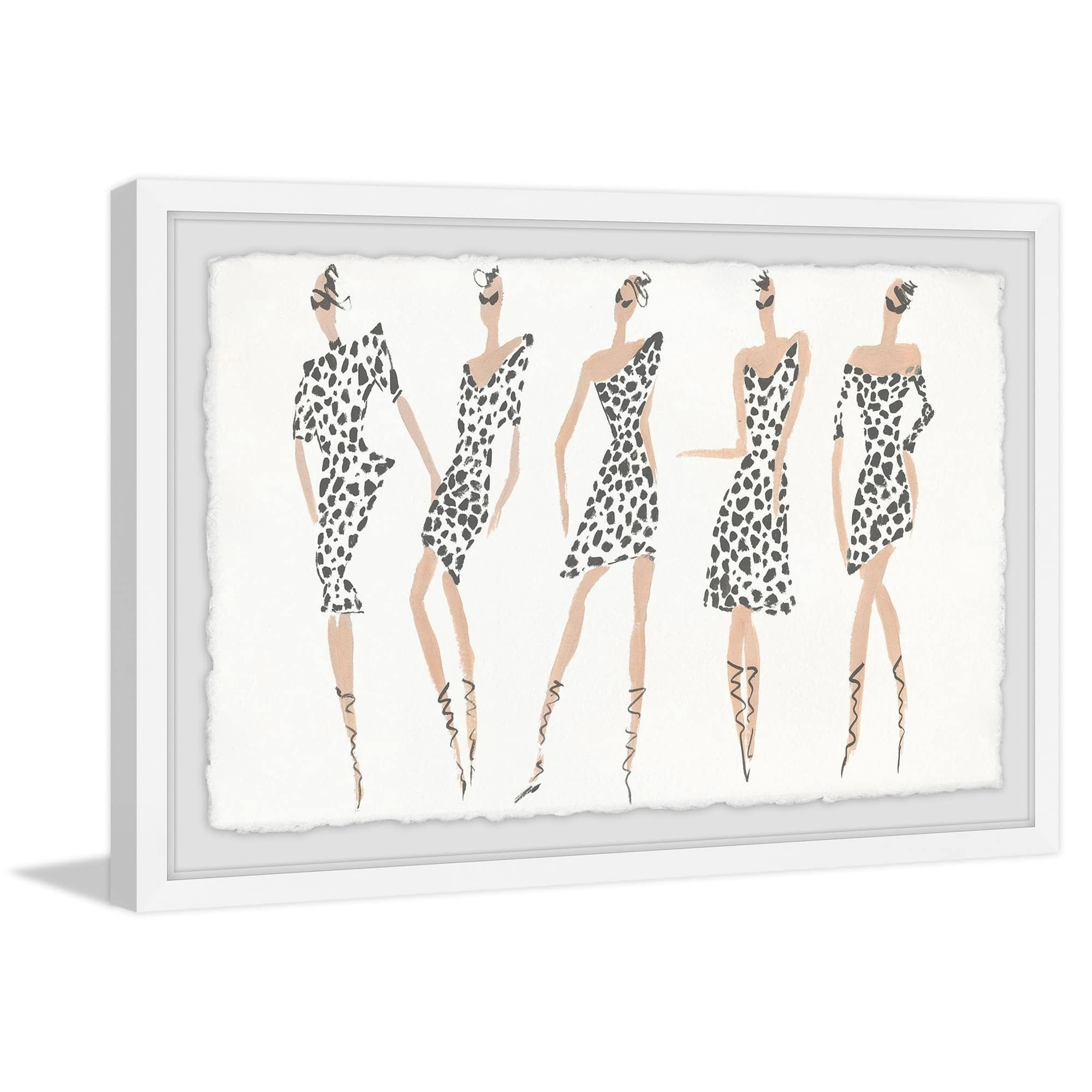 Dans Le Vent II Framed Painting Print
