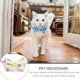 thumbnail image 5 of Paquete de 2 collares para gatos separables con pajarita, collares para gatos con hebilla de seguridad y campana, collares con estampado de verano, 5 of 5