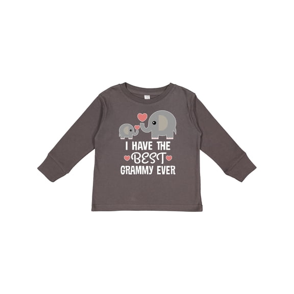 Inktastic Grandkids Best Grammy Ever Gift Boys or Girls Long Sleeve Toddler T-Shirt