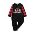 thumbnail image 1 of LSLJS Pyjamas de Noël Assortis pour Famille, Tenue Parent-Enfant Costumes de Noël Patchwork à Carreaux Imprimés Vêtements de Maison Col Rond Manches Longues Pyjamas Ensemble Deux Pièces pour Bébé pour les Fêtes Ensemble de Nuit de Noël, 1 of 4