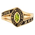 thumbnail image 2 of Order Now for 2025 Graduation, Freestyle Women's Birthstone Classic Class Ring Sterling Silver, Personalized, High School or College Graduation, 2 of 5