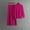 Hot Pink, variant on Itsame Womens 2 Piece Sets, Long Sleeve Knitted High Neck Tops Long Pants Sweater Outfits Brown Free Size
