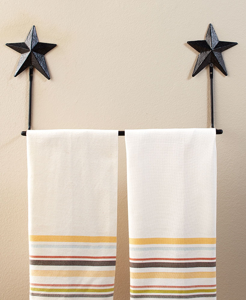 Metal Star Towel Rack 