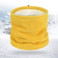 thumbnail image 3 of Mujeres Hombres sólido grueso cálido anillo bufanda cuello polaina calentador de cuello para regalo de Navidad, 3 of 9