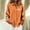 #0547-Orange, variant on St Patricks Day Long Sleeve Shirts for Women Lapel Button Down Blouse Shamrock Four Leaf Clover Holiday Green Top Gift
