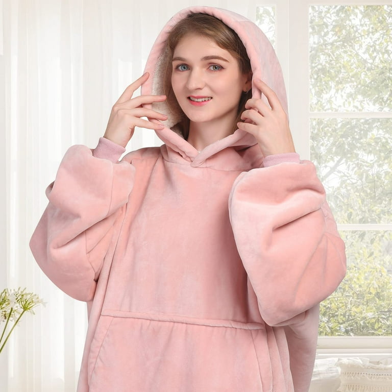 Wearable Blanket Sweatshirt Gifts for Women and Men Sherpa