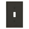 thumbnail image 3 of Mulholland 1 Toggle Black Bronze Wall Plate, 3 of 8