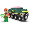 thumbnail image 4 of Tren de Locomotora de Acción Que Funciona con Pilas (Conexión Magnética): Potente Juego de Trenes Bala con Motor Compatible con Thomas, Brío, Chuggington - Juguetes de Tren para Niños Pequeños, 4 of 8